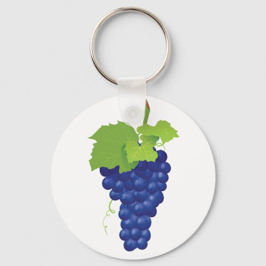 Bunch van druiven Sleutelhanger (Voorkant)