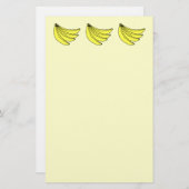 Bunch van Gele Bananen. Briefpapier (Voorkant / Achterkant)