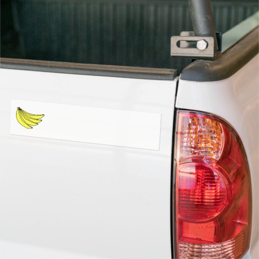 Bunch van Gele Bananen. Bumpersticker (Op Truck)