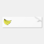 Bunch van Gele Bananen. Bumpersticker (Voorkant)