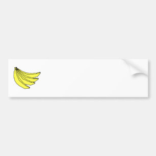Bunch van Gele Bananen. Bumpersticker
