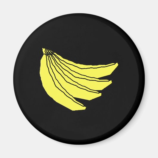 Bunch van Gele Bananen. Magneet (Voorkant)