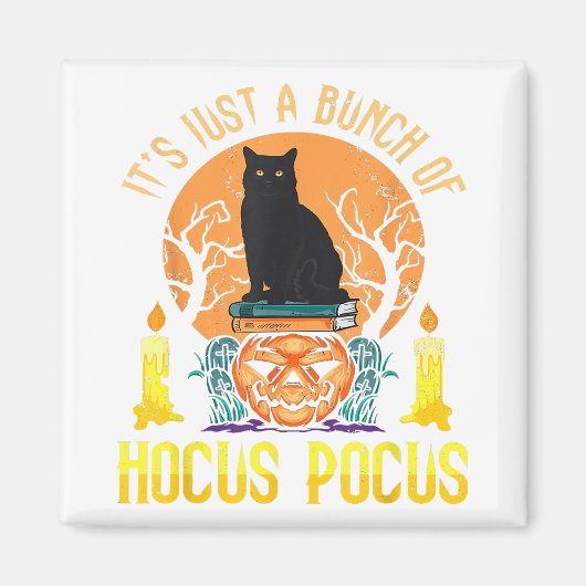 Bunch van Hocus Pocus Black Cat Magneet (Voorkant)