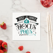 Bunch van Hocus Pocus Halloween Typografie Napkins Servet (Insitu)