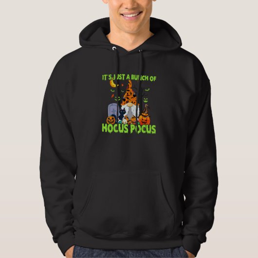 Bunch van Hocus Pocus pomkin gnome vleermuizen Hoodie (Voorkant)