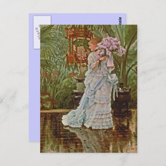 Bunch van Lilacs c1875 Briefkaart (Voorkant / Achterkant)