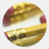 Bunch van penstaarten ronde sticker (Voorkant)