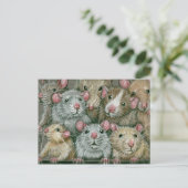 Bunch van Rats bij Rattie Reunion Briefkaart (Staand voorkant)