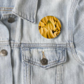 Bunch van rijpe bananen ronde button 5,7 cm (In situ)