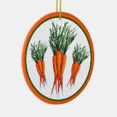 Bunch van Sinaasappel vegetable Veggie Garden Keramisch Ornament (Rechts)