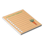 Bunch van Sinaasappel vegetable Veggie Garden Notitieblok (Schuin)