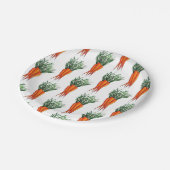 Bunch van Sinaasappel vegetable Veggie Garden Papieren Bordje (Gekanteld)