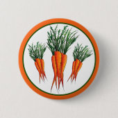 Bunch van Sinaasappel vegetable Veggie Garden Ronde Button 5,7 Cm (Voorkant)