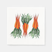 Bunch van Sinaasappel vegetable Veggie Garden Servet (Voorkant)