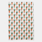 Bunch van Sinaasappel vegetable Veggie Garden Theedoek (Verticaal)