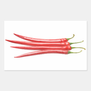 Bunch van Spaanse peper Rechthoekige Sticker