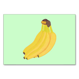 Bunch Yellow Bananas Reading Flashcards voor volwa Kaart