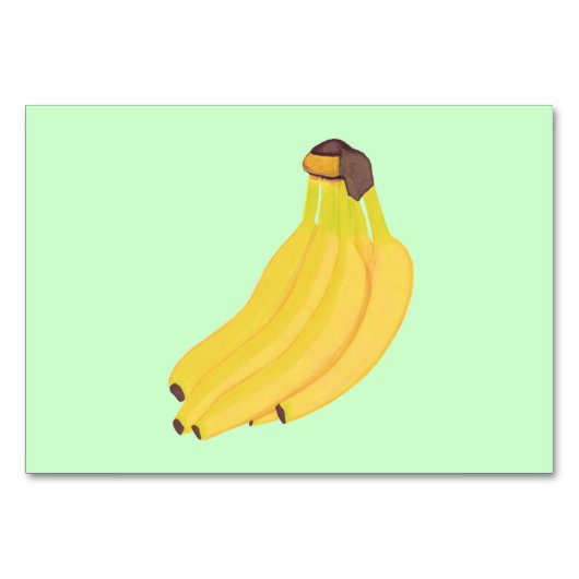 Bunch Yellow Bananas Reading Flashcards voor volwa Kaart (Voorkant)