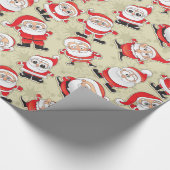Buncha Crazy Santa Cadeaupapier (Hoek)