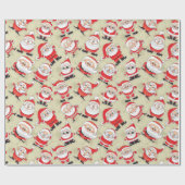 Buncha Crazy Santa Cadeaupapier (Vlak)