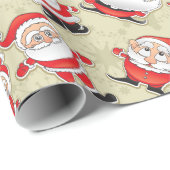 Buncha Crazy Santa Cadeaupapier (Rol Hoek)