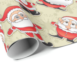 Buncha Crazy Santa Cadeaupapier