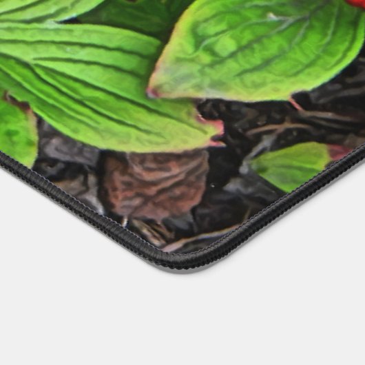 Bunchberry met bessen bureaumat (Hoek)