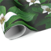 Bunchberry Wildflower Design Cadeaupapier (Rol Hoek)