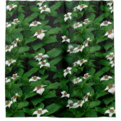 Bunchberry Wildflower Douchegordijn (Voorkant)