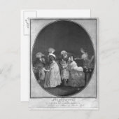 Bunches bloemen of beroemde grootmoeder briefkaart (Voorkant / Achterkant)