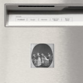 Bunches bloemen of beroemde grootmoeder magneet (Insitu (Vaatwasser))