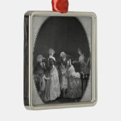 Bunches bloemen of beroemde grootmoeder metalen ornament (Rechts)