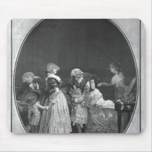 Bunches bloemen of beroemde grootmoeder muismat