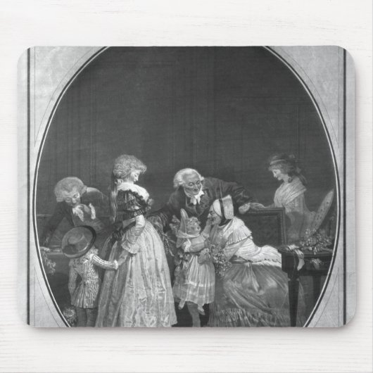 Bunches bloemen of beroemde grootmoeder muismat (Voorkant)