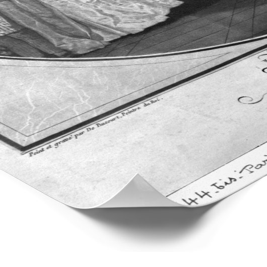 Bunches bloemen of beroemde grootmoeder poster (Hoek)