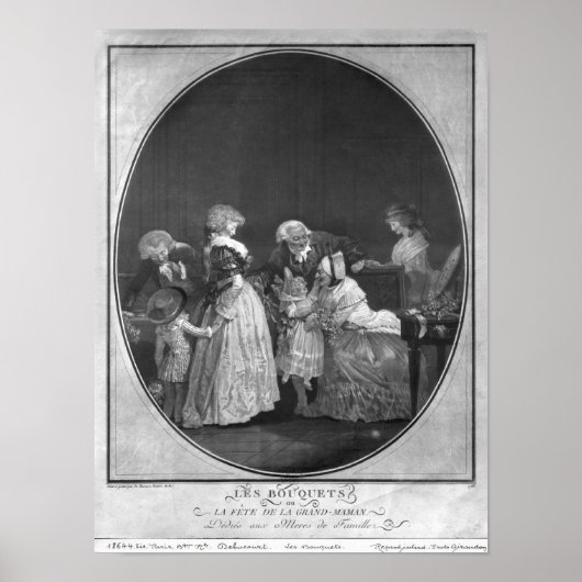 Bunches bloemen of beroemde grootmoeder poster (Voorkant)