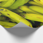 Bunches van groene bananen cadeaupapier (Hoek)