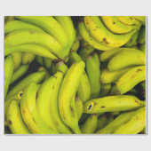 Bunches van groene bananen cadeaupapier (Vlak)