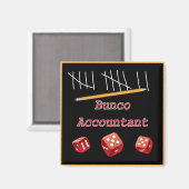 Bunco Accountant Magneet (Voorkant / Achterkant)