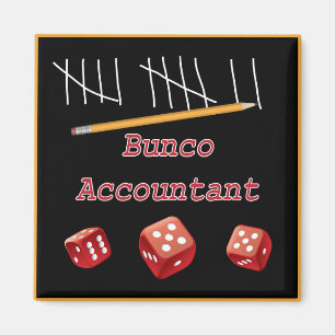 Bunco Accountant Magneet