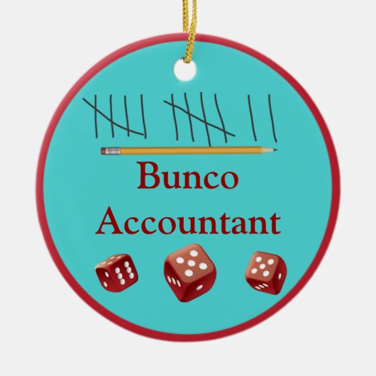 Bunco Accountant Ornament (Voorkant)