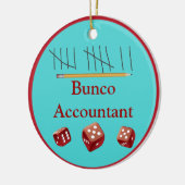 Bunco Accountant Ornament (Links)
