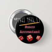 Bunco Accountant Ronde Button 5,7 Cm (Voorkant /achterkant)