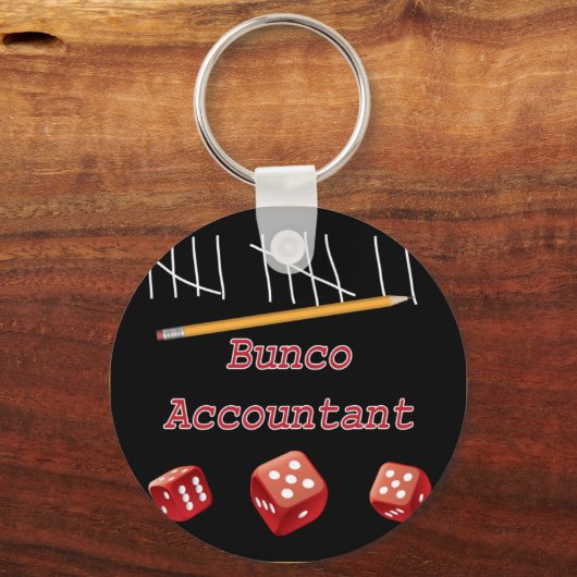 Bunco Accountant Sleutelhanger (Voorkant)