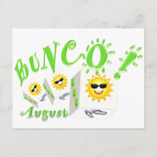 Bunco August Briefkaart