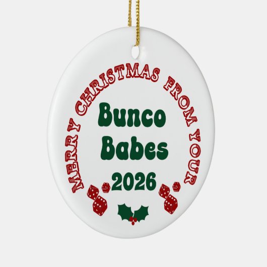 Bunco Babe Annual Ornament (Rechts)