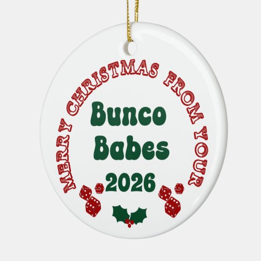 Bunco Babe Annual Ornament (Links)