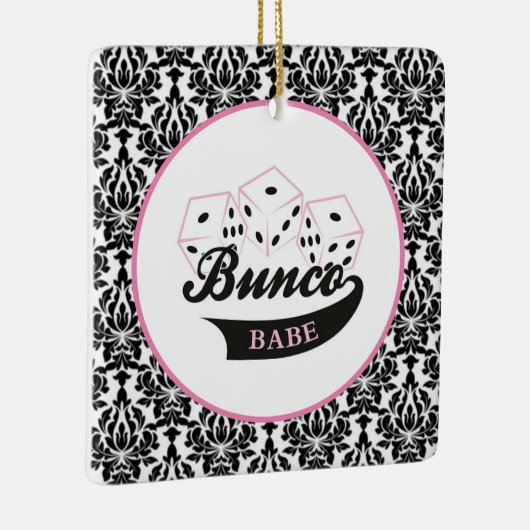 Bunco Babe Christmas Ornament (Rechts)