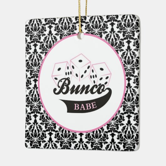 Bunco Babe Christmas Ornament (Links)