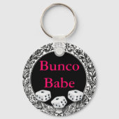Bunco Babe  design Sleutelhanger (Voorkant)